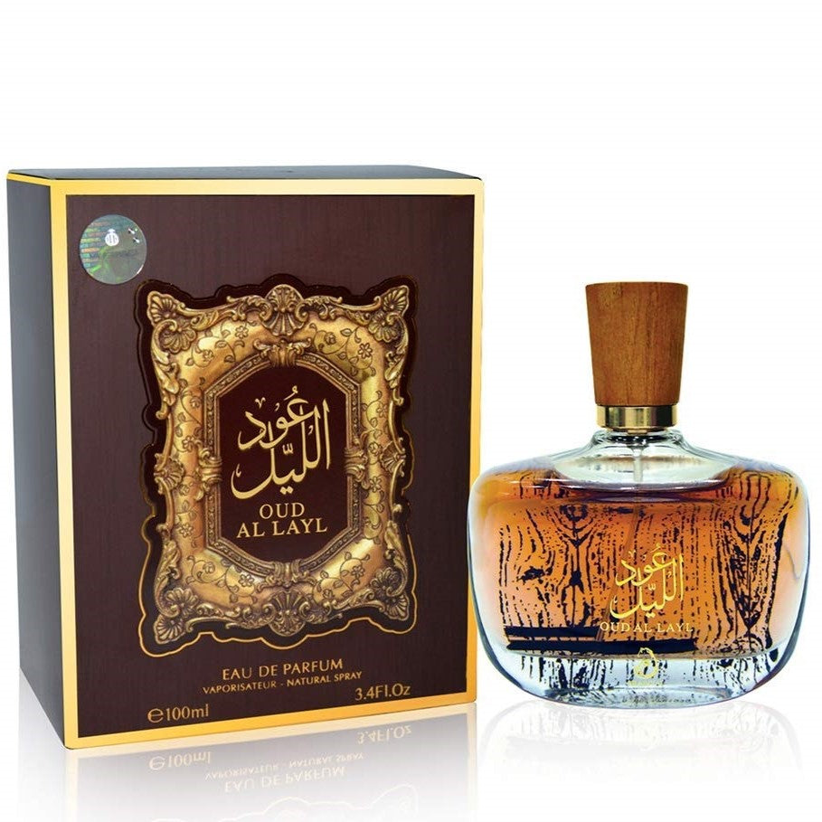 100 ml Eau de Perfume OUD AL LAYL Fruity Oud Fragancia para Hombres y Mujeres 1 