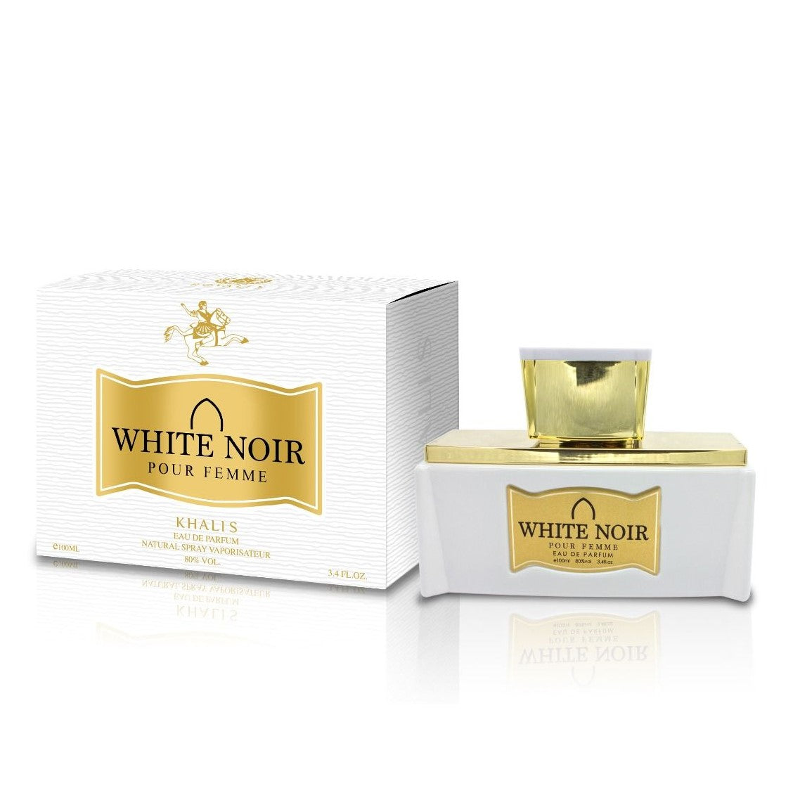 100 ml Eau de Perfume WHITE NOIR Fragancia floral de almizcle para mujer