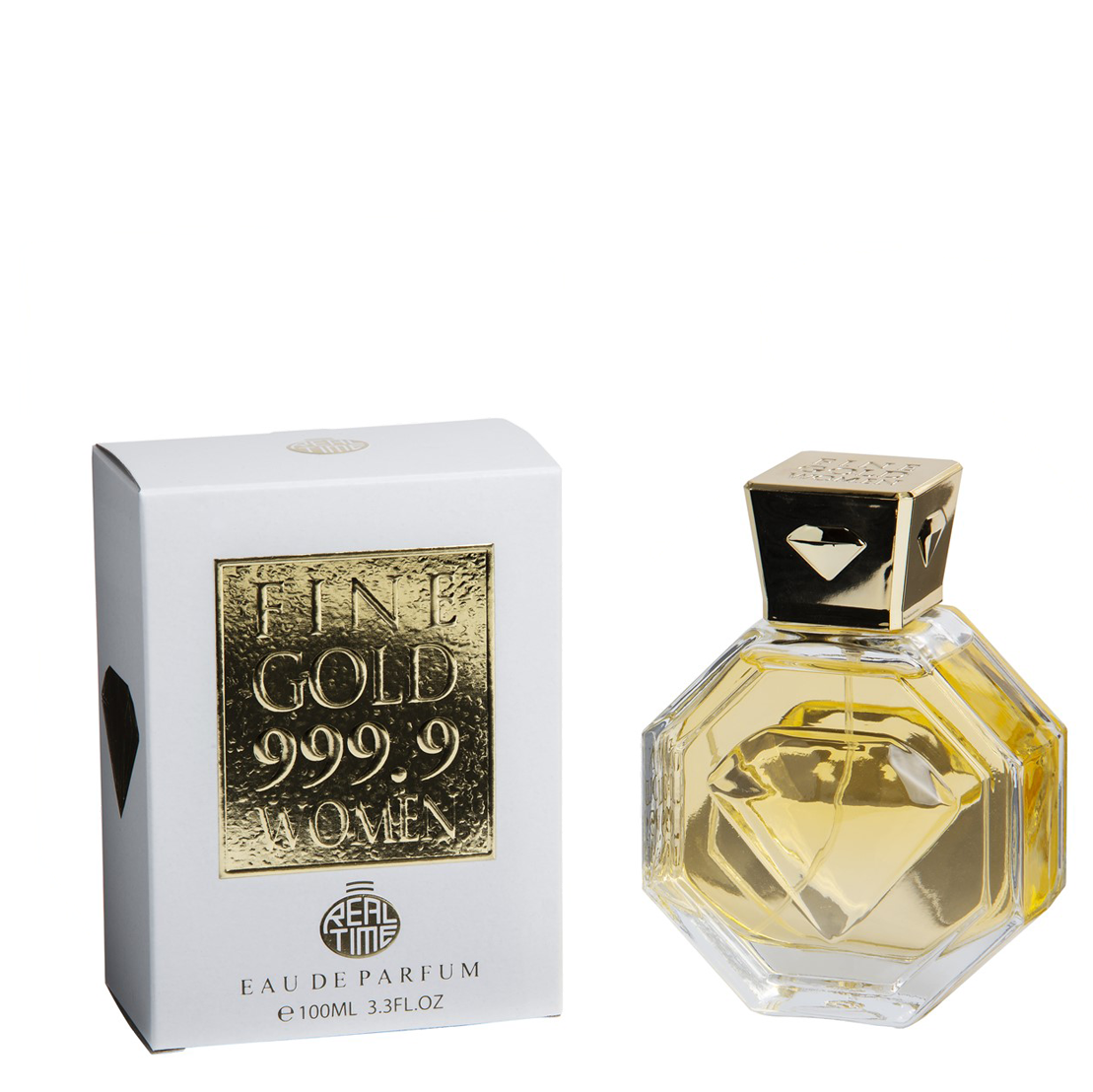 100 ml Eau de Parfum "Fine Gold For Women" Fragancia Frutal para Mujer