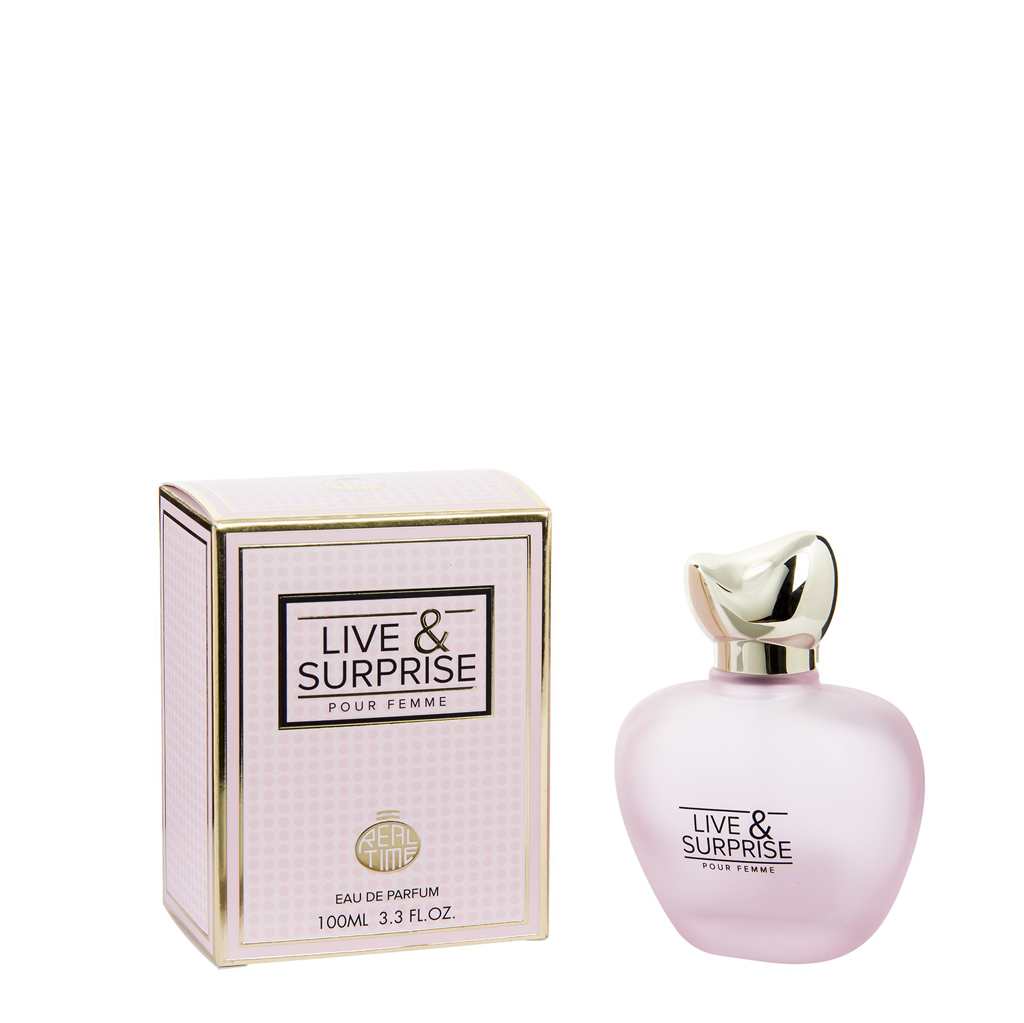 100 ml Eau de Parfum "Live & Surprise" Floral - Fragancia Amaderada para Mujer 1 