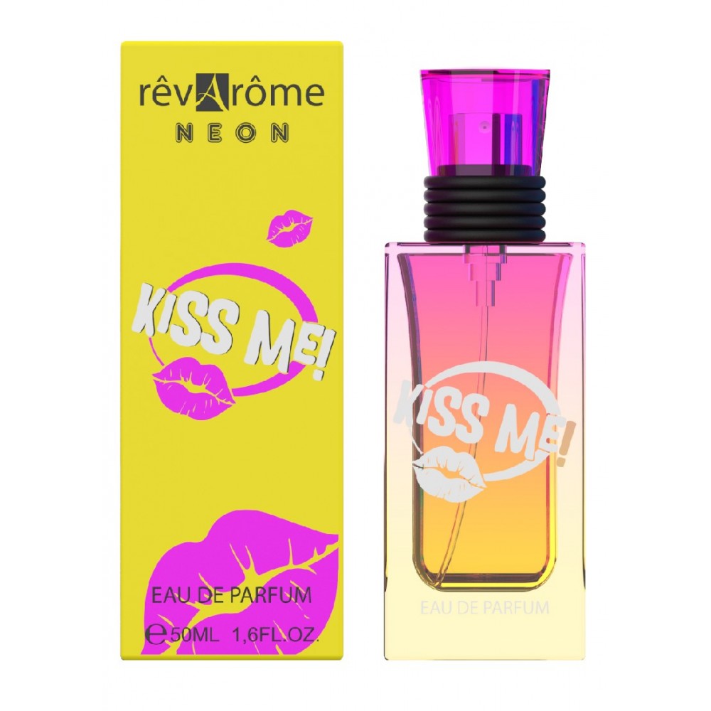 50ml Agua de perfume KISS ME. Una fragancia floral frutal para mujeres.