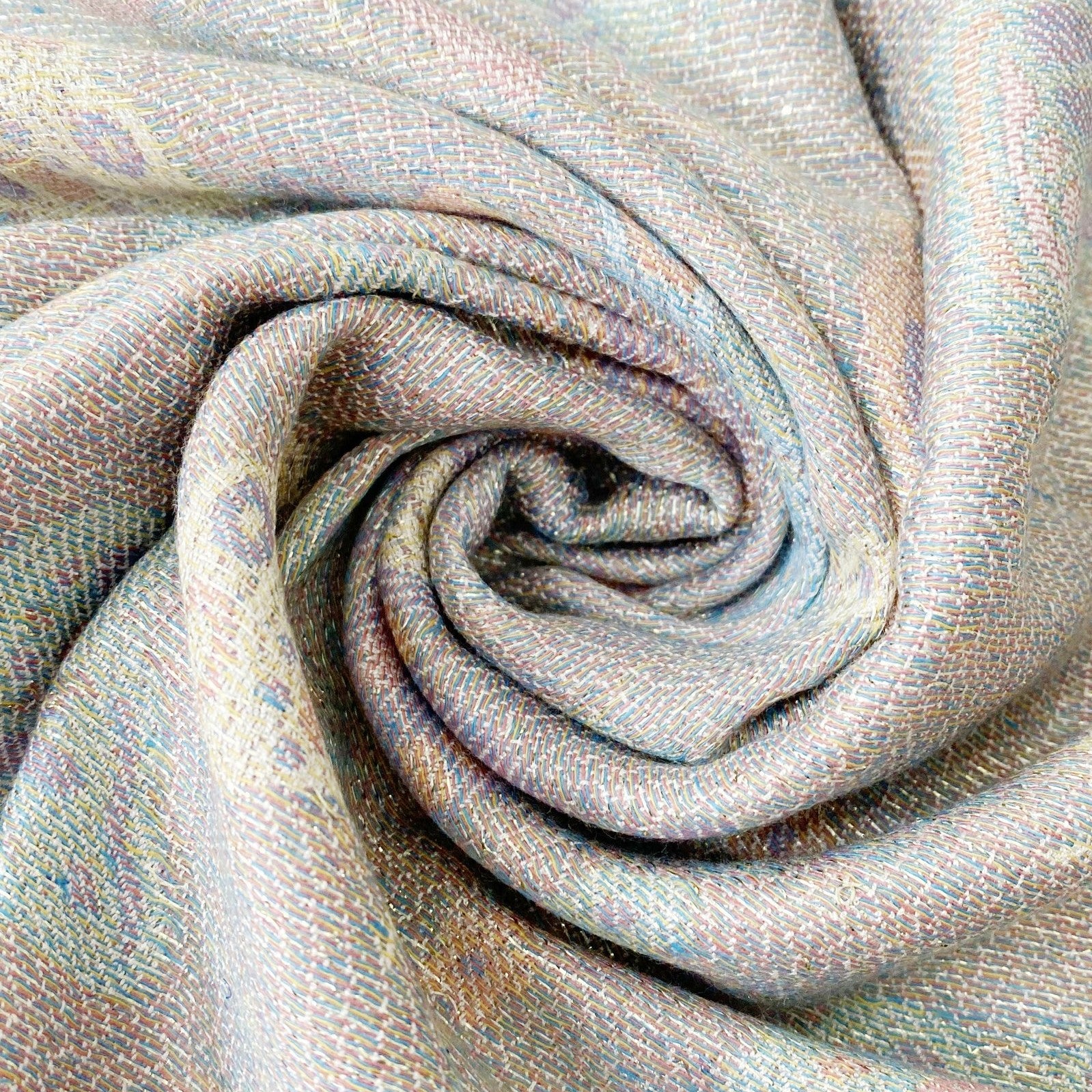 Bufanda de cachemira 100% pashmina auténtica, 70 cm x 170 cm, estampado de mariposas en blanco brillante 5 