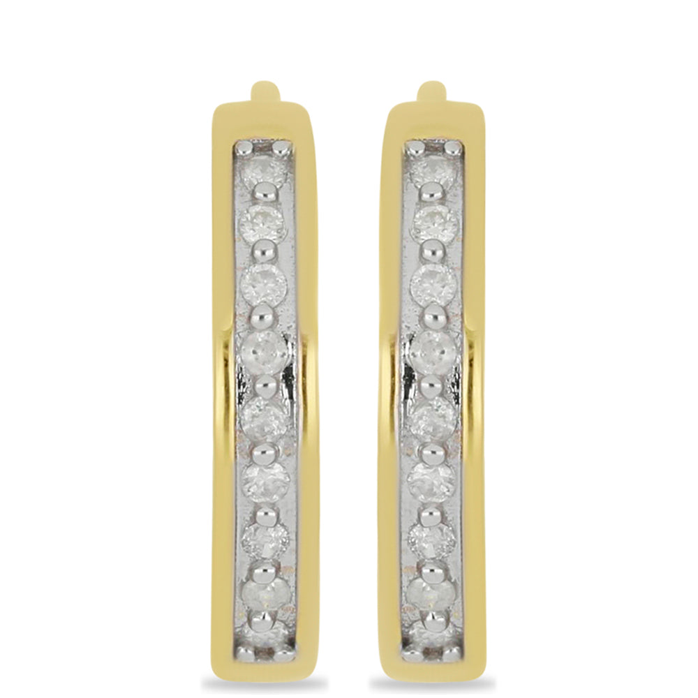 Pendientes de Oro 9K con Diamante blanco