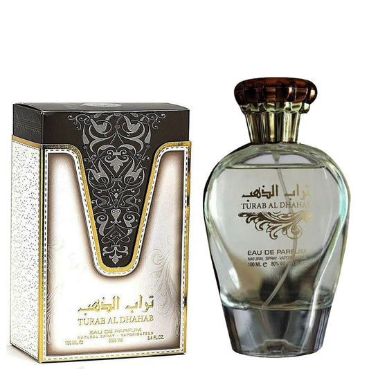 100 ml Eau de Parfum Turab Al Dhahab Oriental Sweet Almizcle Fragrance para Hombres