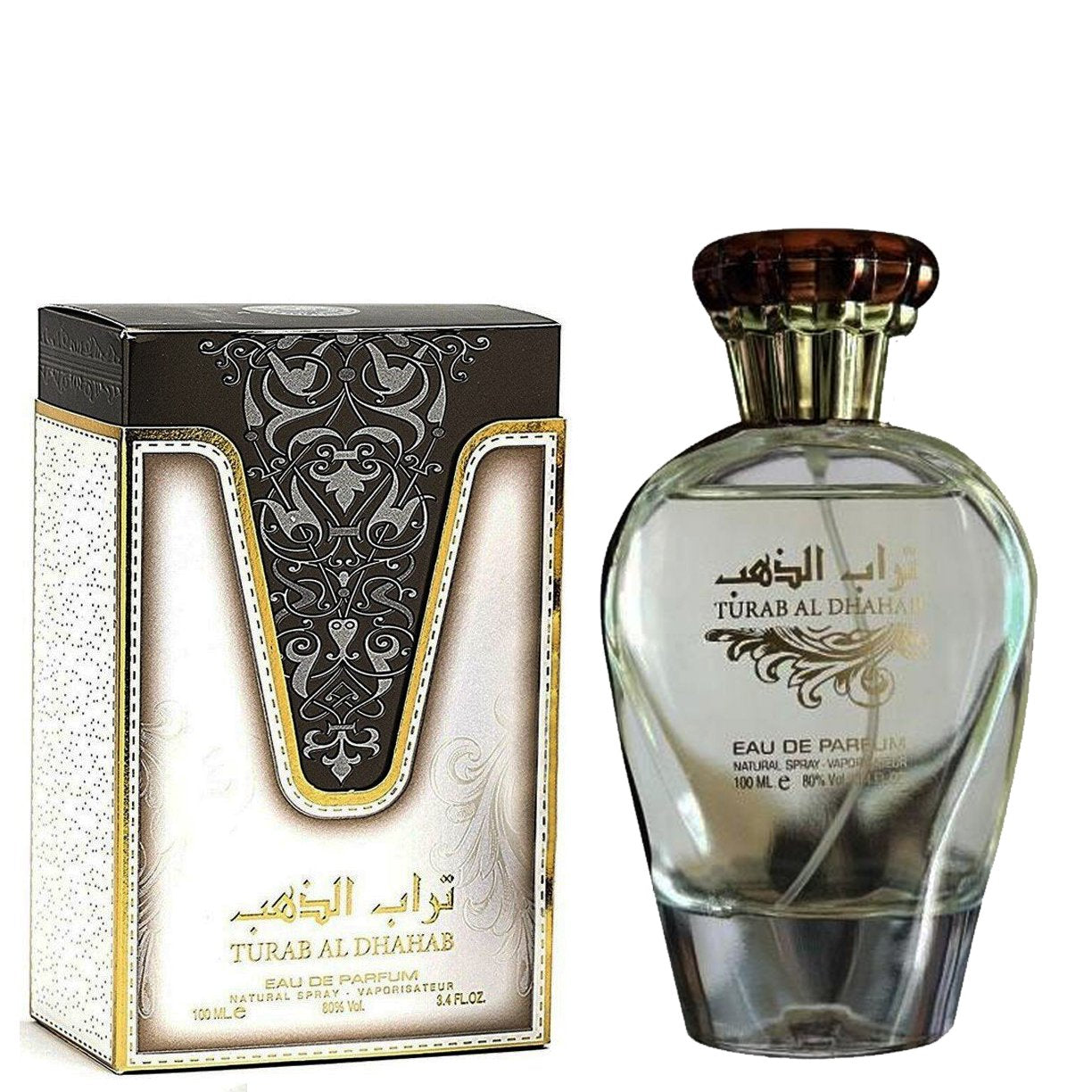 100 ml Eau de Parfum Turab Al Dhahab Oriental Sweet Almizcle Fragrance para Hombres