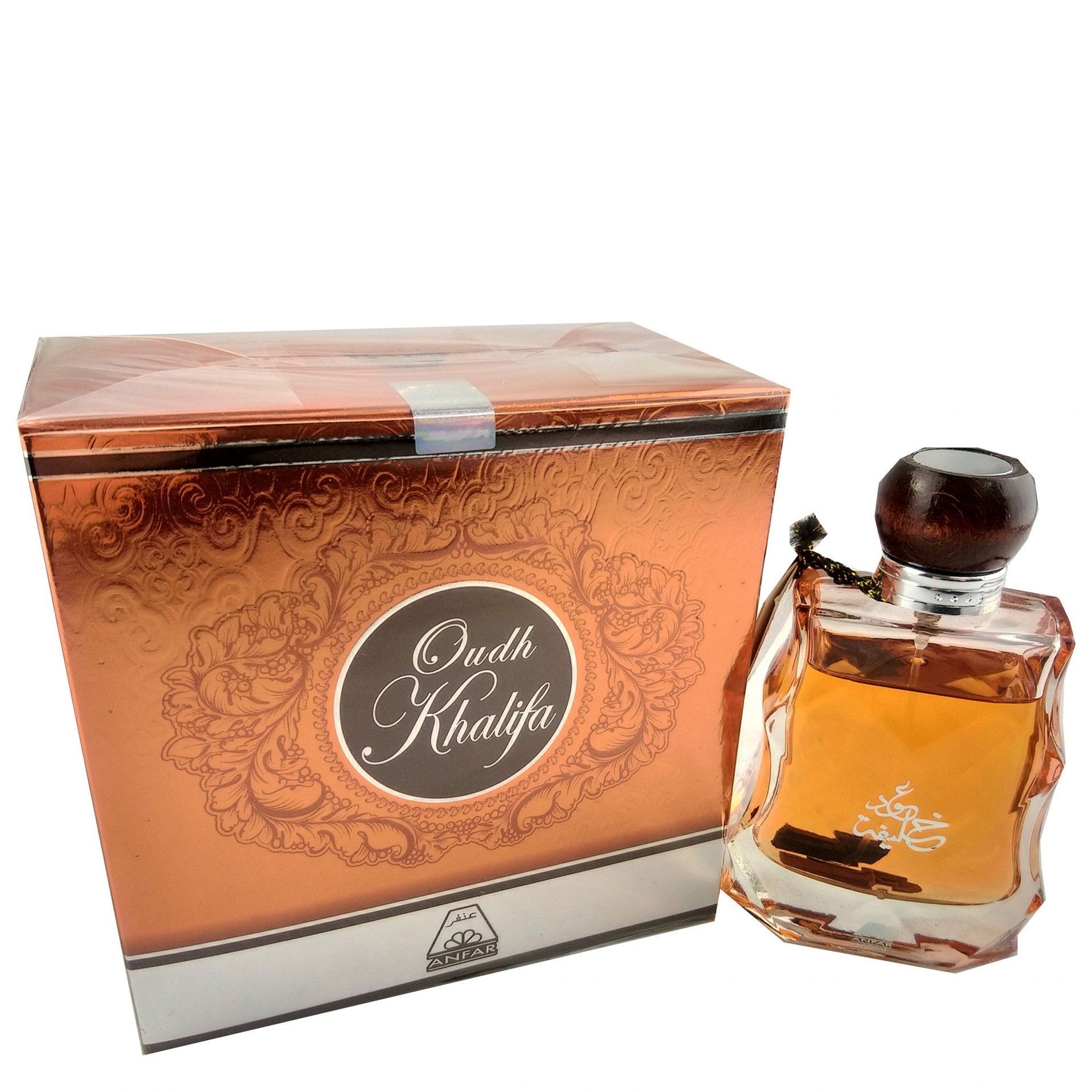 100 ml Eau de Parfum Oud Khalifa Fragancia floral amaderada, almizcle, Oud para hombres 1 